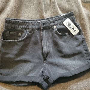Black amuse society jean shorts
